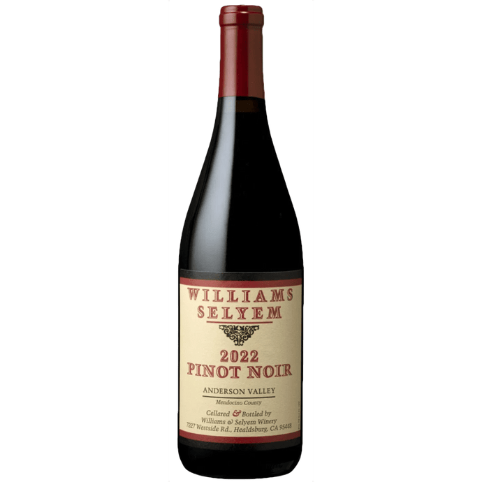 Williams Selyem Anderson Valley Pinot Noir 2022